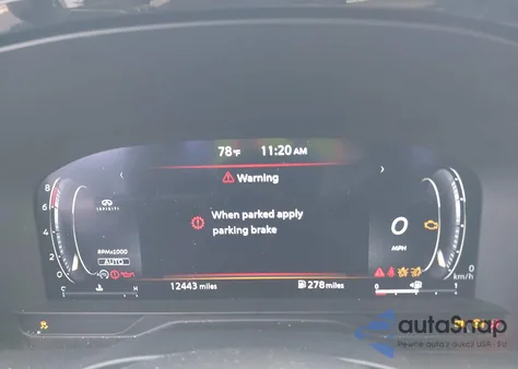 2025 Infiniti Qx60 Luxe Awd z USA, uszkodzony, nr VIN 5N1AL1FS3SC346633